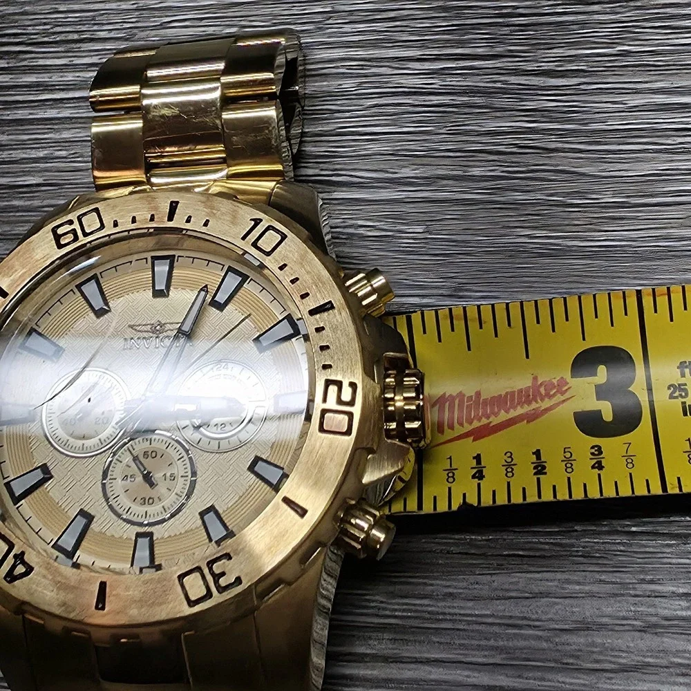 Invicta Men's Watch - Model 22547 - Pro Diver 50mm Gold Tone Stainless Steel